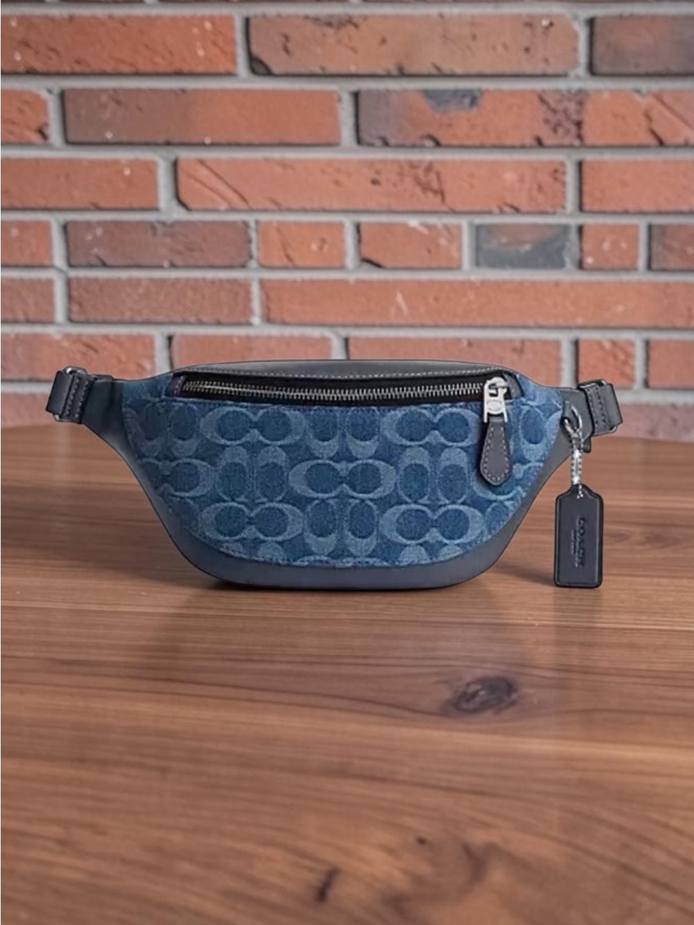 Coach Warren Denim Belt Bag NWT